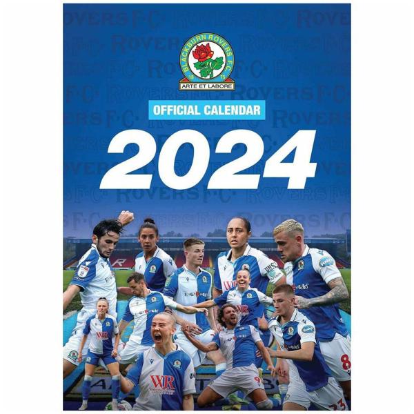 Calendars & Diaries | Blackburn Rovers FC A3 Calendar 2024 Calendars & Diaries Calendars & Diaries