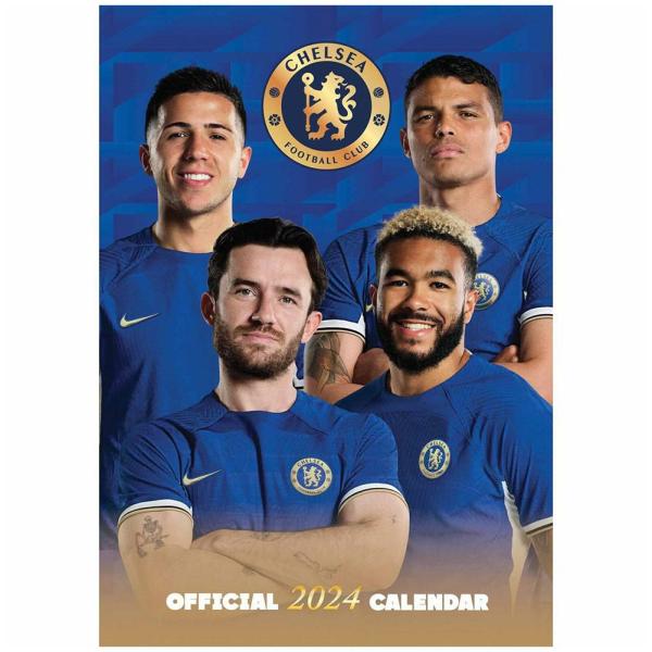 Calendars & Diaries | Chelsea FC A3 Calendar 2024 Calendars & Diaries Calendars & Diaries