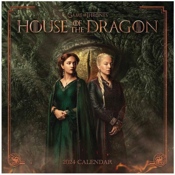 Calendars & Diaries | House of the Dragon Square Calendar 2024 Calendars & Diaries Calendars & Diaries