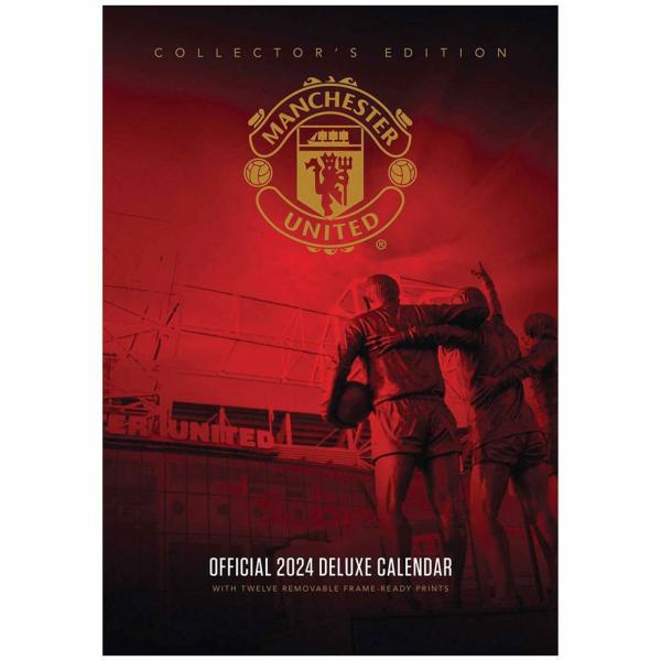 Calendars & Diaries | Manchester United FC Deluxe Calendar 2024 Calendars & Diaries Calendars & Diaries