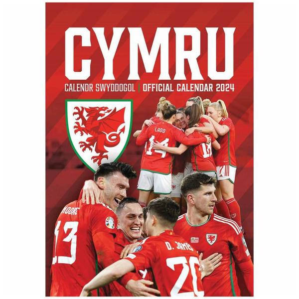 Calendars & Diaries | Wales FA A3 Calendar 2024 Calendars & Diaries Calendars & Diaries