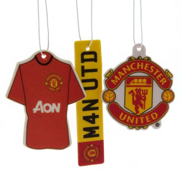 Car Accessories | Manchester United FC 3pk Air Freshener Car Accessories Car Accessories