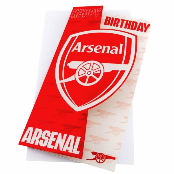 Cards & Gift Wrap | Arsenal FC Crest Birthday Card Cards & Gift Wrap Cards & Gift Wrap