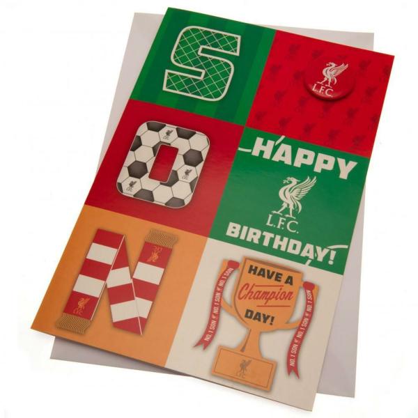 Cards & Gift Wrap | Liverpool FC Birthday Card Son Cards & Gift Wrap Cards & Gift Wrap