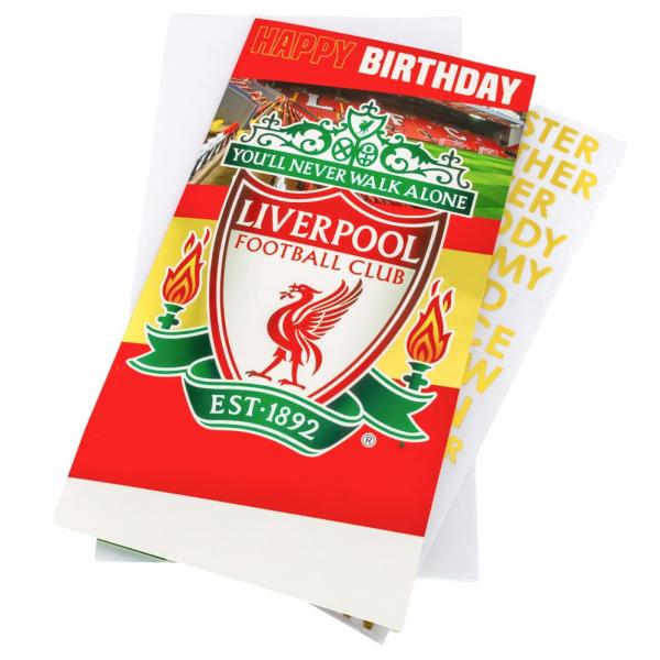 Cards & Gift Wrap | Liverpool FC Personalised Birthday Card Cards & Gift Wrap Cards & Gift Wrap