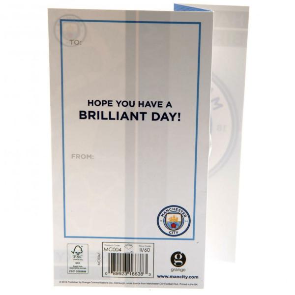 Cards & Gift Wrap | Manchester City FC Birthday Card Cards & Gift Wrap Cards & Gift Wrap