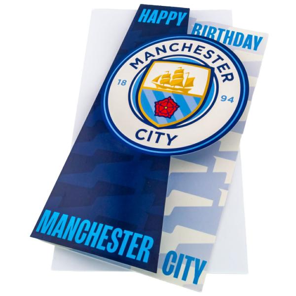 Cards & Gift Wrap | Manchester City FC Crest Birthday Card Cards & Gift Wrap Cards & Gift Wrap