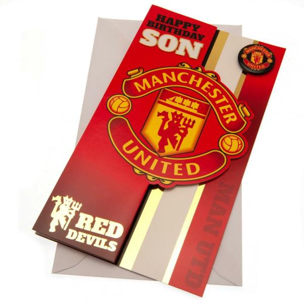 Cards & Gift Wrap | Manchester United FC Birthday Card Son Cards & Gift Wrap Cards & Gift Wrap