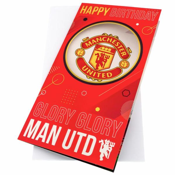 Cards & Gift Wrap | Manchester United FC “Glory Glory” Birthday Card Cards & Gift Wrap Cards & Gift Wrap