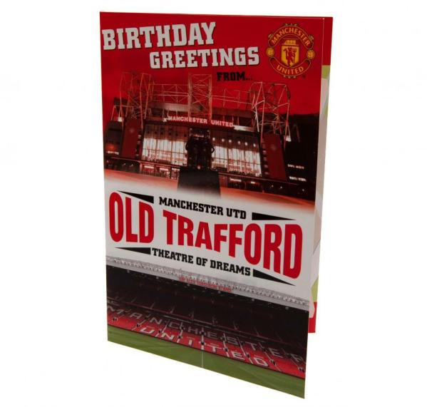 Cards & Gift Wrap | Manchester United FC Pop-Up Birthday Card Cards & Gift Wrap Cards & Gift Wrap