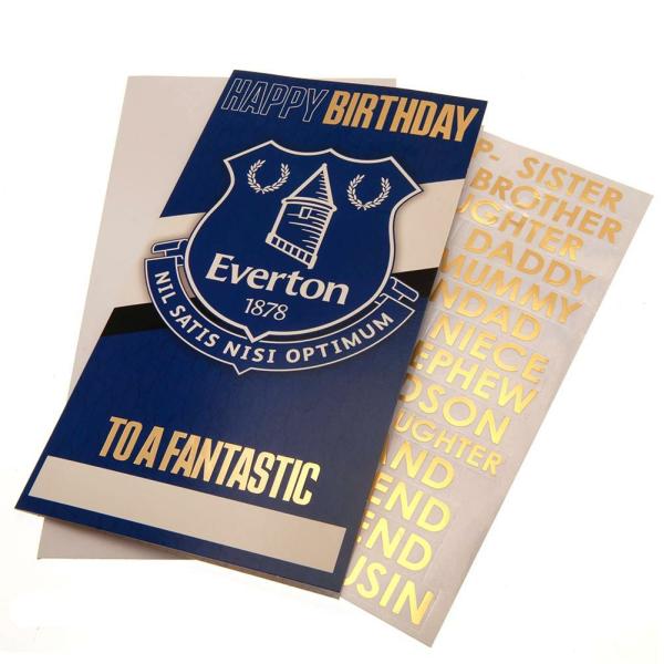 Cards & Gift Wrap | Personalized Everton FC Birthday Card Cards & Gift Wrap Cards & Gift Wrap