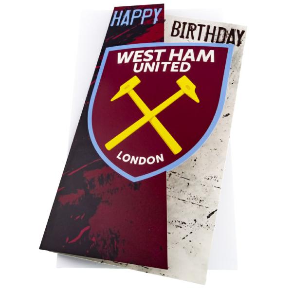 Cards & Gift Wrap | West Ham United FC Crest Birthday Card Cards & Gift Wrap Cards & Gift Wrap