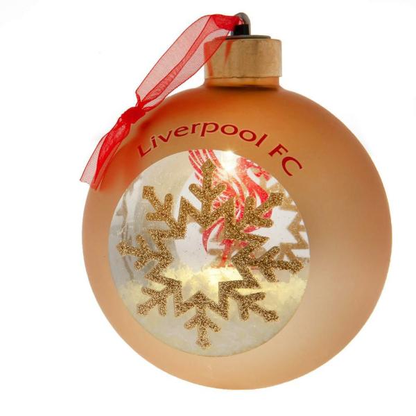 Christmas Novelties | Liverpool FC Premium LED Bauble Christmas Novelties Christmas Novelties