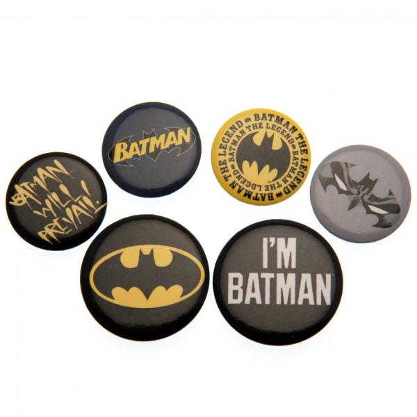 Clothing & Accessories | Batman Button Badge Set Clothing & Accessories Clothing & Accessories