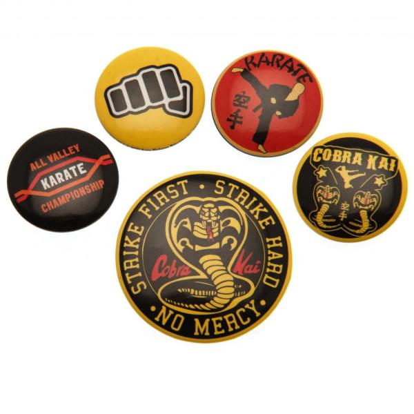 Clothing & Accessories | Cobra Kai Button Badge Set Clothing & Accessories Clothing & Accessories