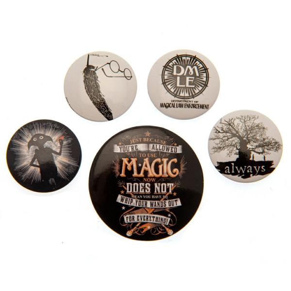 Clothing & Accessories | Harry Potter Button Badge Set Magic Clothing & Accessories Clothing & Accessories