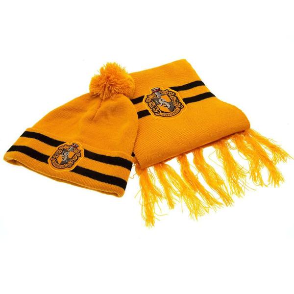 Clothing & Accessories | Harry Potter Junior Beanie & Scarf Hufflepuff Clothing & Accessories Clothing & Accessories