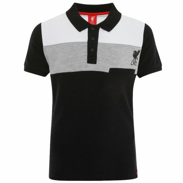 Clothing & Accessories | Liverpool FC Colour Block Polo Junior 5-6 Yrs Clothing & Accessories Clothing & Accessories