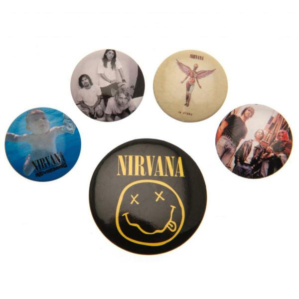 Clothing & Accessories | Nirvana Button Badge Set Clothing & Accessories Clothing & Accessories