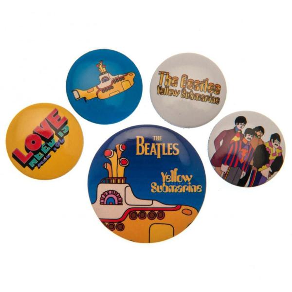 Clothing & Accessories | The Beatles Button Badge Set Yellow Submarine Clothing & Accessories Clothing & Accessories