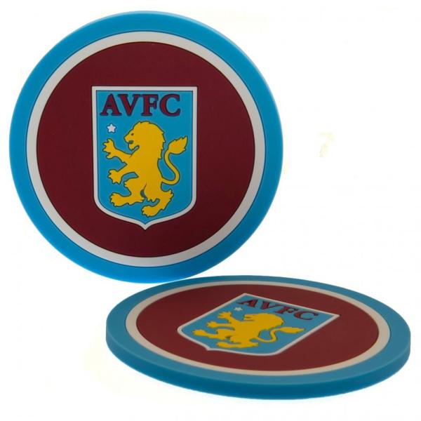 Drinkware | Aston Villa FC 2pk Coaster Set Drinkware Drinkware