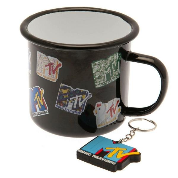 Drinkware | MTV Enamel Mug & Keyring Set Drinkware Drinkware