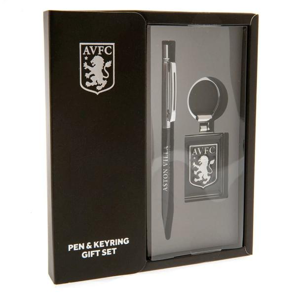 Executive Gifts | Aston Villa FC Pen & Keyring Set Executive Gifts Executive Gifts