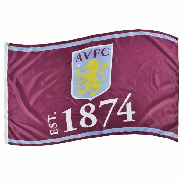 Flags & Pennants | Aston Villa FC Established Flag Flags & Pennants Flags & Pennants