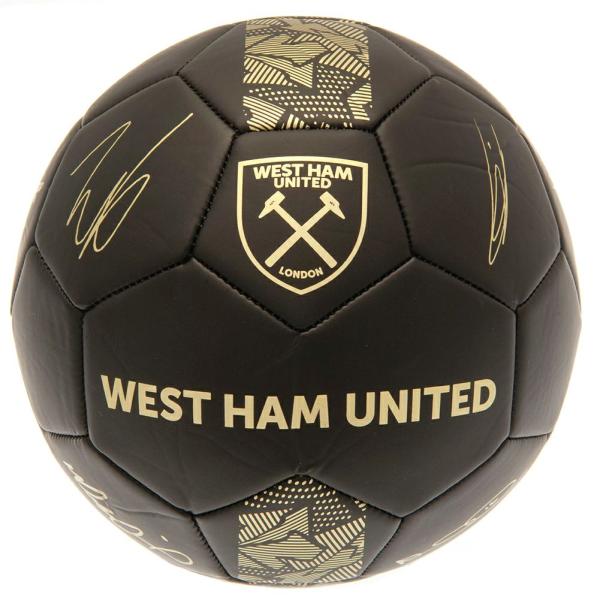 Footballs | West Ham United FC Football Signature Gold PH Footballs Footballs