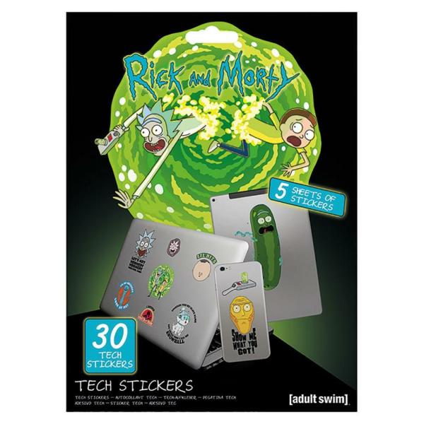 Gaming & Audio | Rick And Morty Tech Stickers Gaming & Audio Gaming & Audio