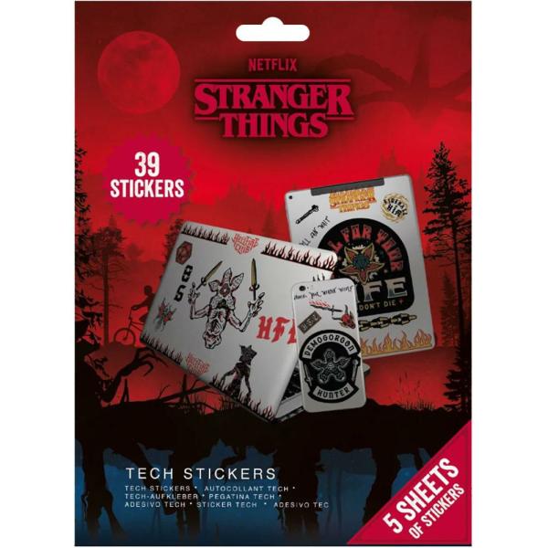 Gaming & Audio | Stranger Things Tech Stickers Battle Gaming & Audio Gaming & Audio