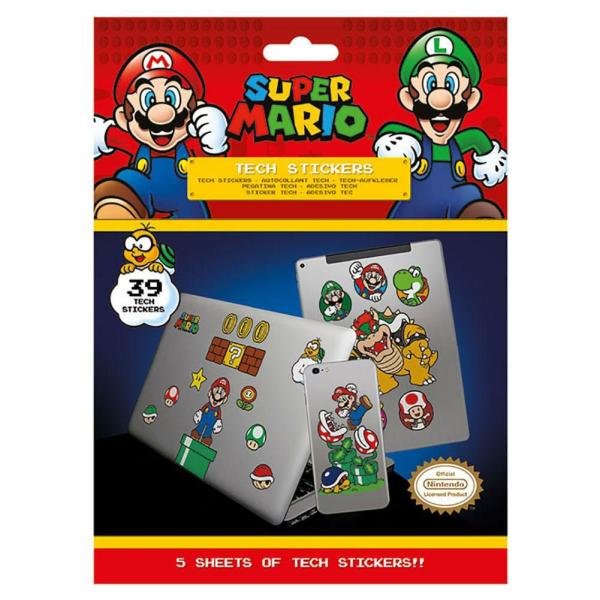 Gaming & Audio | Super Mario Tech Stickers Gaming & Audio Gaming & Audio