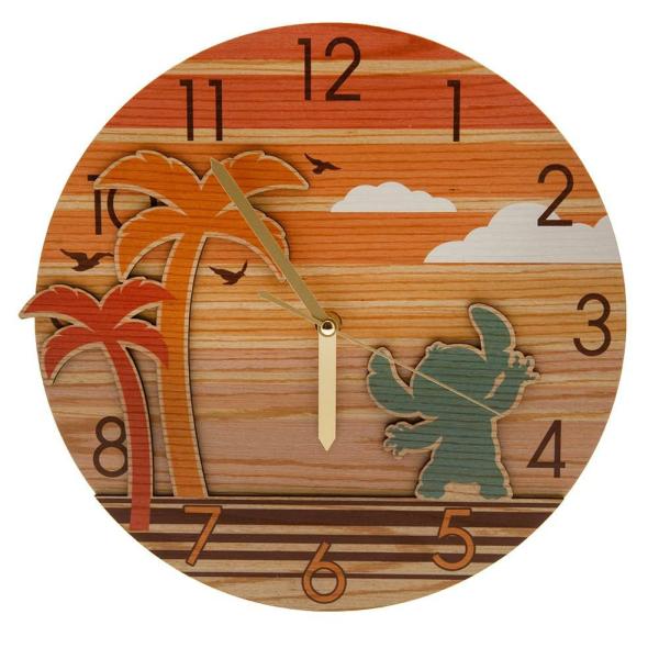 Home & Garden | Lilo & Stitch Premium Wooden Wall Clock Home & Garden Home & Garden