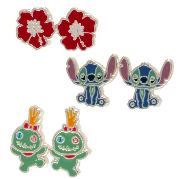 Jewellery & Watches | Adorable Lilo & Stitch Plated Brass Earring Set Jewellery & Watches Jewellery & Watches