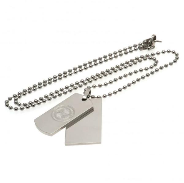 Jewellery & Watches | Celtic FC Double Dog Tag & Chain Jewellery & Watches Jewellery & Watches