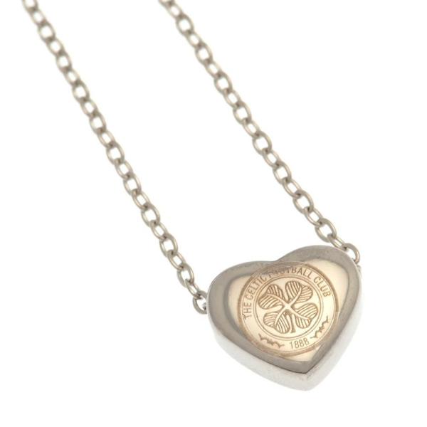 Jewellery & Watches | Celtic FC Stainless Steel Heart Necklace Jewellery & Watches Jewellery & Watches