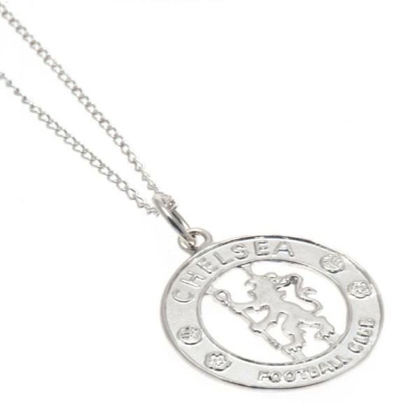 Jewellery & Watches | Chelsea FC Sterling Silver Pendant & Chain CR Jewellery & Watches Jewellery & Watches