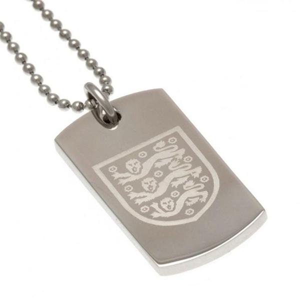 Jewellery & Watches | England FA Engraved Dog Tag & Chain Jewellery & Watches Jewellery & Watches