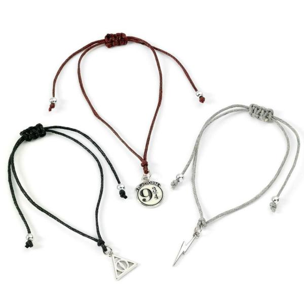 Jewellery & Watches | Harry Potter Friendship Bracelet Set: Deathly Hallows Jewellery & Watches Jewellery & Watches