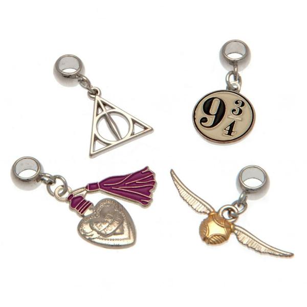 Jewellery & Watches | Harry Potter Silver Plated Charm Set Soccer Collection Jewellery & Watches