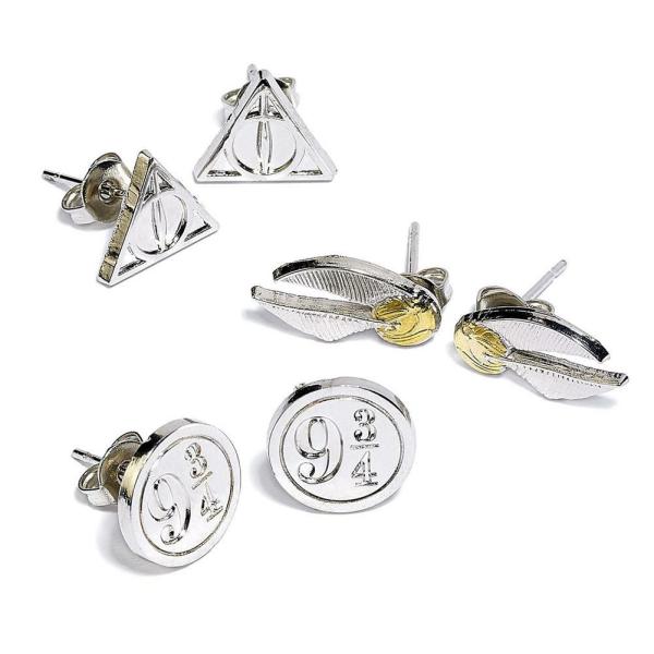 Jewellery & Watches | Harry Potter Silver Plated Earring Set Jewellery & Watches Jewellery & Watches