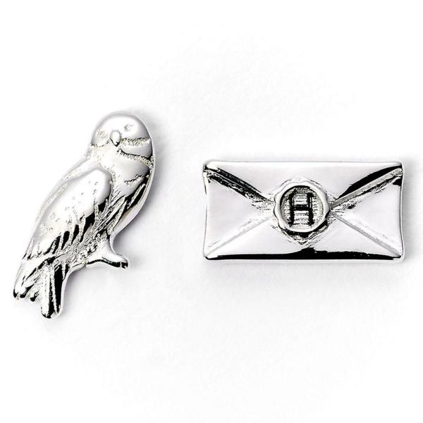 Jewellery & Watches | Harry Potter Silver Plated Earrings Hedwig Owl & Letter Jewellery & Watches Jewellery & Watches