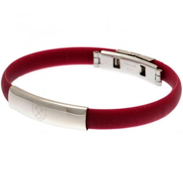 Jewellery & Watches | West Ham United FC Colour Silicone Bracelet Jewellery & Watches Jewellery & Watches