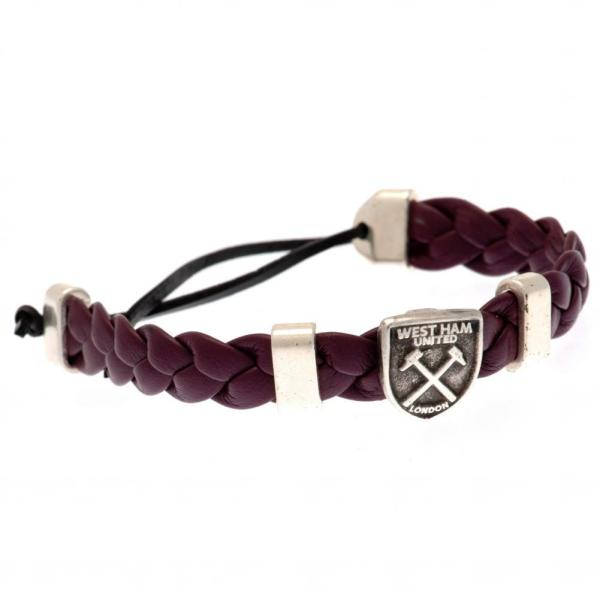 Jewellery & Watches | West Ham United FC PU Slider Bracelet Jewellery & Watches Jewellery & Watches