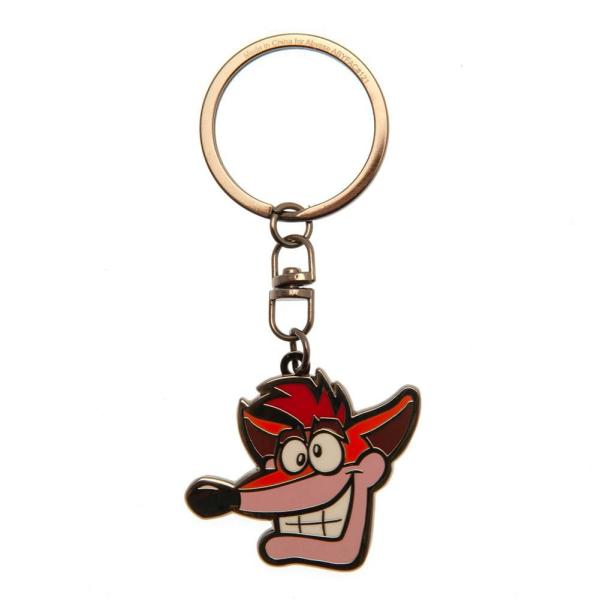 Keyrings & Keys | Crash Bandicoot Metal Keyring Keyrings & Keys Keyrings & Keys