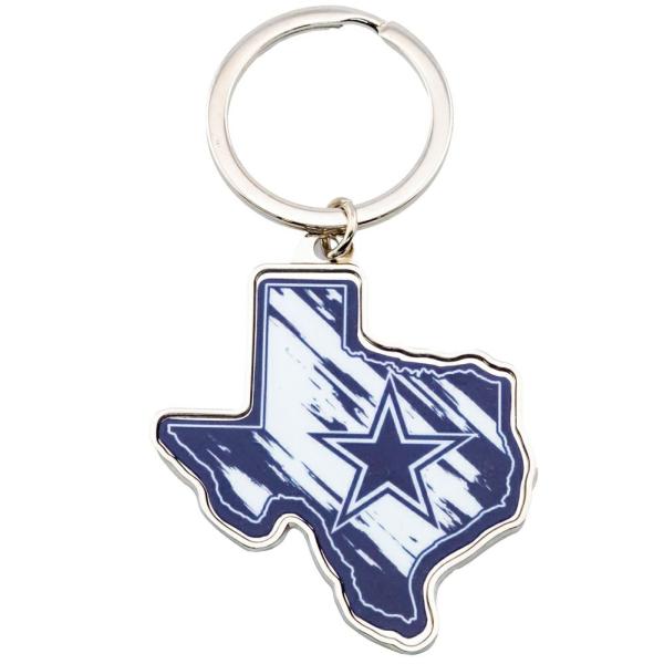 Keyrings & Keys | Dallas Cowboys State Shape Keyring Keyrings & Keys Keyrings & Keys