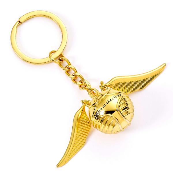 Keyrings & Keys | Harry Potter 3D Metal Keyring Golden Snitch Keyrings & Keys Keyrings & Keys