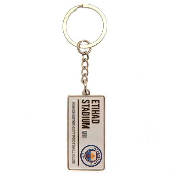 Keyrings & Keys | Manchester City FC Embossed Street Sign Keyring Keyrings & Keys Keyrings & Keys