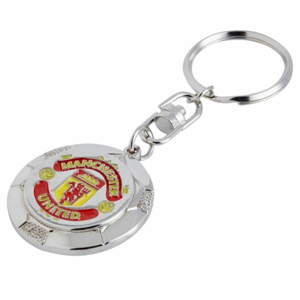 Keyrings & Keys | Manchester United FC Silver Ball Keyring Keyrings & Keys Keyrings & Keys