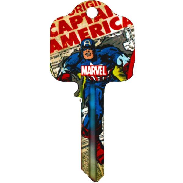 Keyrings & Keys | Marvel Comics Door Key Captain America Keyrings & Keys Keyrings & Keys